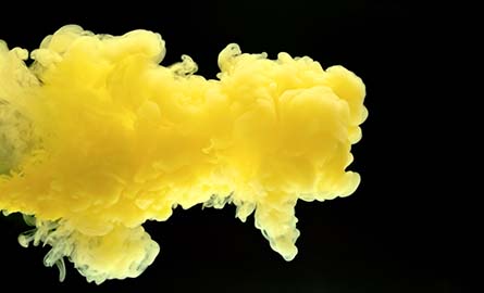 yellow smoke