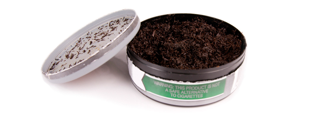 An example of what chew tobacco looks like
