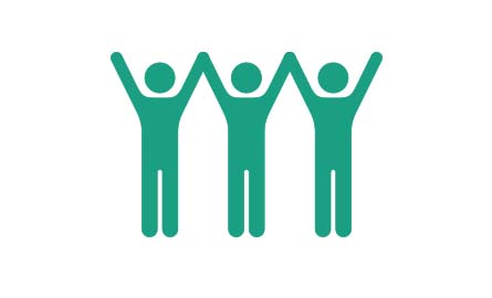 people holding hands